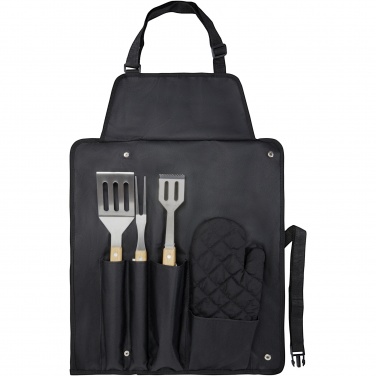 Logotrade corporate gifts photo of: Gril 3-piece BBQ tools set and glove 