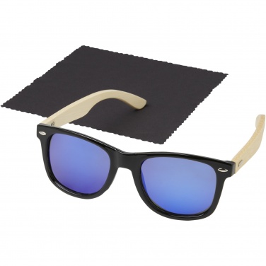 Logotrade promotional giveaway picture of: Taiyō rPET/bamboo mirrored polarized sunglasses in gift box