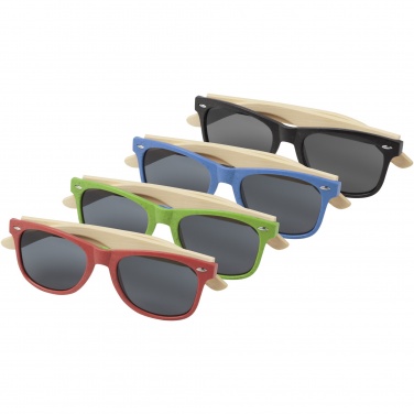 Logo trade business gifts image of: Sun Ray bamboo sunglasses