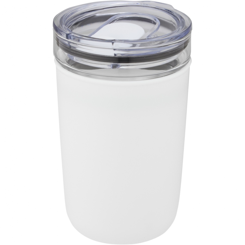 Logo trade promotional giveaway photo of: Bello 420 ml glass tumbler with recycled plastic outer wall