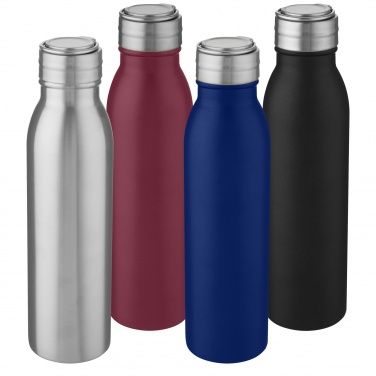 Logo trade promotional giveaways picture of: Harper 700 ml stainless steel water bottle with metal loop