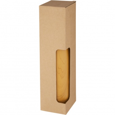 Logo trade advertising products picture of: Cove 500 ml vacuum insulated stainless steel bottle with wood print