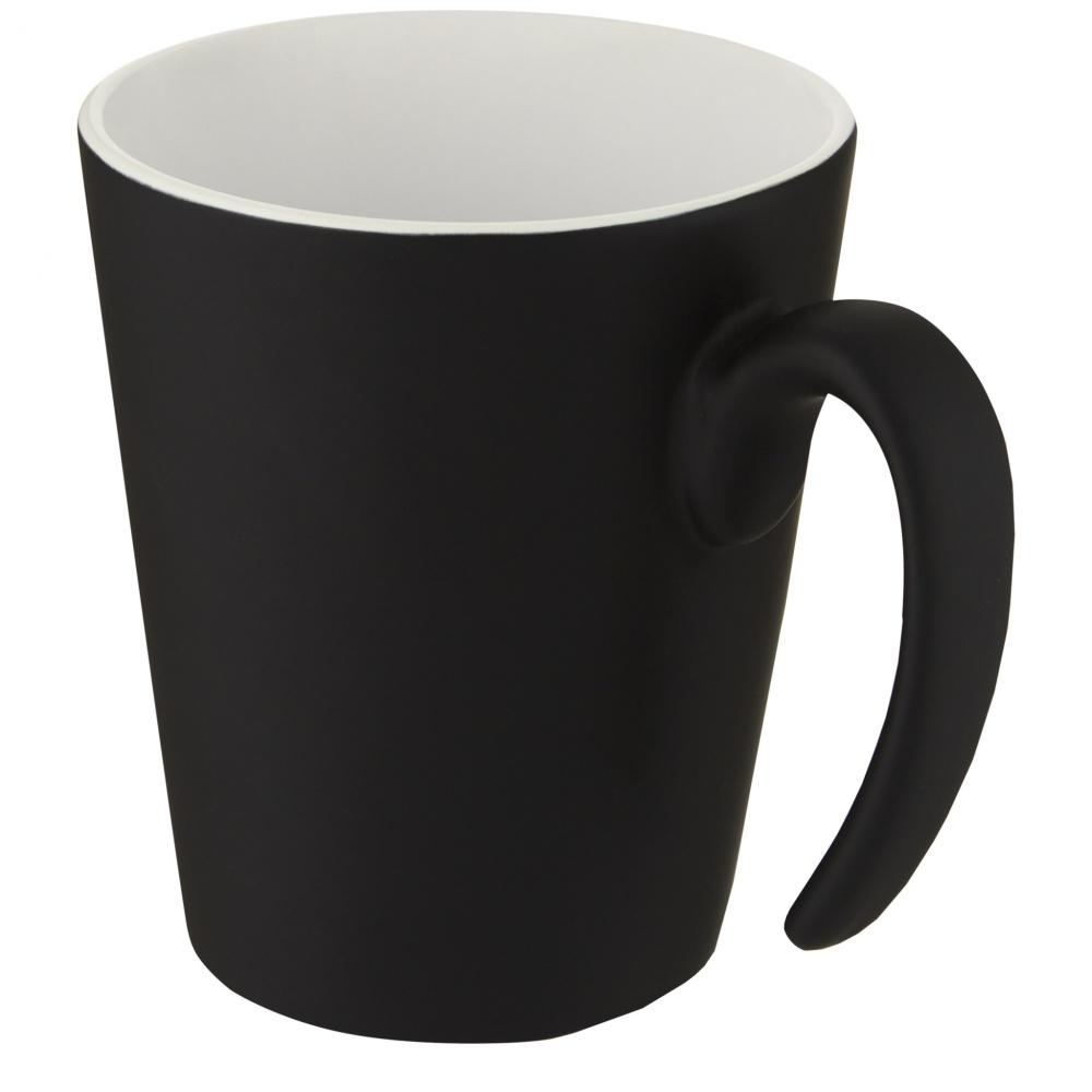 Logotrade promotional merchandise picture of: Oli 360 ml ceramic mug with handle