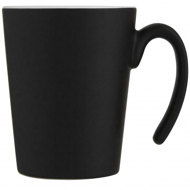 Logo trade promotional gifts image of: Oli 360 ml ceramic mug with handle