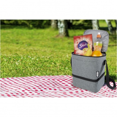 Logo trade promotional merchandise image of: Tundra 9-can GRS RPET lunch cooler bag 9L
