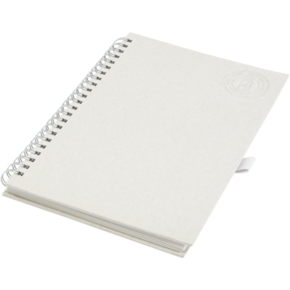 Logo trade promotional item photo of: Dairy Dream A5 size reference recycled milk cartons spiral notebook