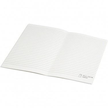 Logo trade business gifts image of: Dairy Dream A5 size reference recycled milk cartons cahier notebook