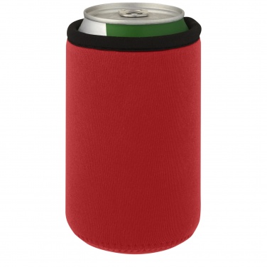 Logo trade business gifts image of: Vrie recycled neoprene can sleeve holder