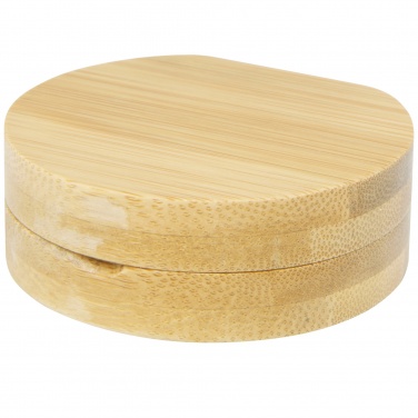 Logo trade corporate gifts picture of: Afrodit bamboo pocket mirror