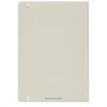 Logotrade promotional gift image of: Karst® A5 stone paper hardcover notebook - lined