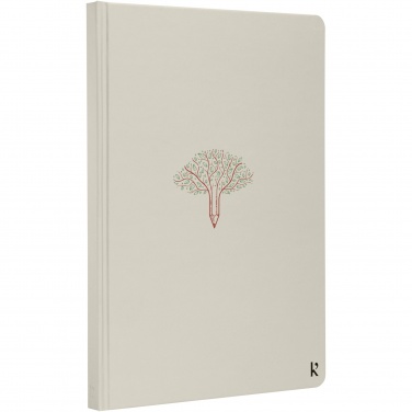 Logo trade promotional items image of: Karst® A5 stone paper hardcover notebook - lined
