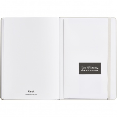 Logotrade promotional item picture of: Karst® A5 stone paper hardcover notebook - lined