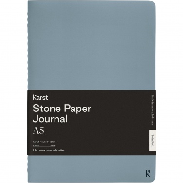 Logotrade advertising products photo of: Karst® A5 stone paper journal twin pack