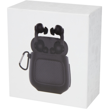 Logo trade corporate gift photo of: Remix auto pair True Wireless earbuds and speaker