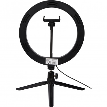 Logotrade promotional merchandise photo of: Studio ring light for selfies and vlogging with phone holder and tripod