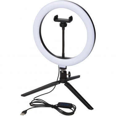 Logotrade promotional giveaways photo of: Studio ring light for selfies and vlogging with phone holder and tripod