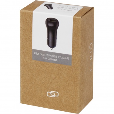Logotrade business gifts photo of: Pilot dual 55W USB-C/USB-A car charger
