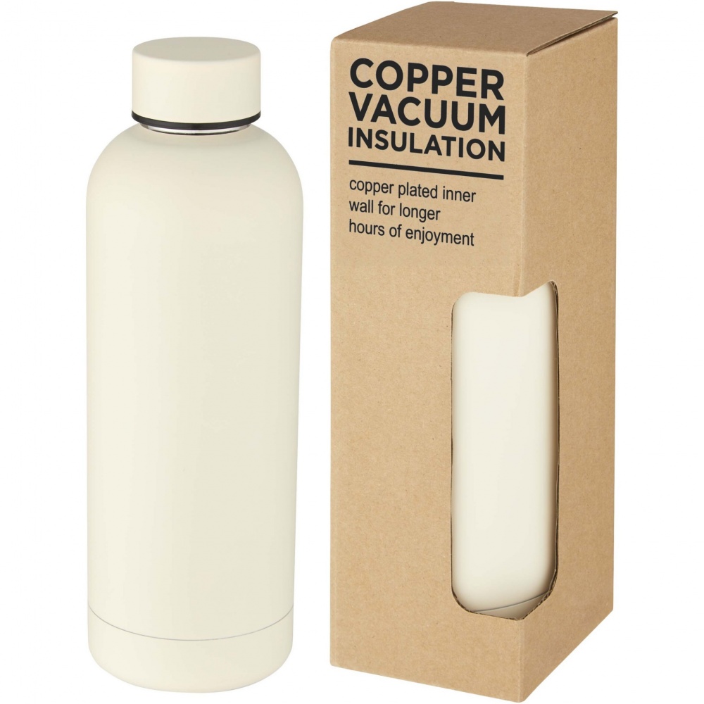 Logo trade promotional merchandise picture of: Spring 500 ml copper vacuum insulated bottle