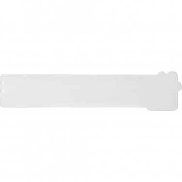 Logo trade business gift photo of: Tait 15 cm house-shaped recycled plastic ruler