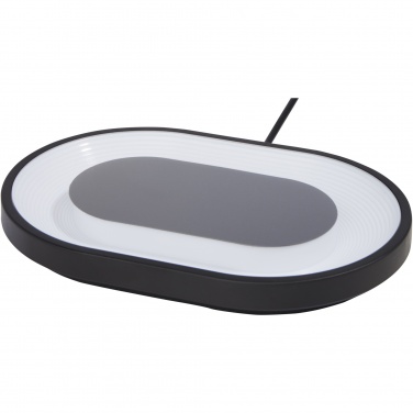Logo trade corporate gifts picture of: Ray wireless charging pad with RGB mood light