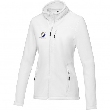 Logo trade corporate gifts picture of: Amber women's GRS recycled full zip fleece jacket
