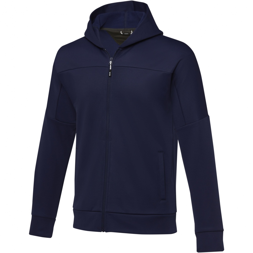 Logo trade corporate gifts image of: Nubia men's performance full zip knit jacket