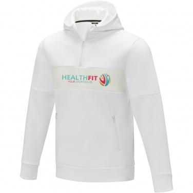 Logo trade advertising product photo of: Sayan men's half zip anorak hooded sweater