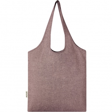 Logo trade promotional item photo of: Pheebs 150 g/m² recycled cotton trendy tote bag 7L