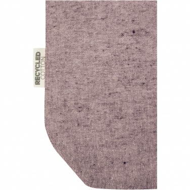 Logo trade promotional merchandise photo of: Pheebs 150 g/m² recycled cotton tote bag with front pocket 9L