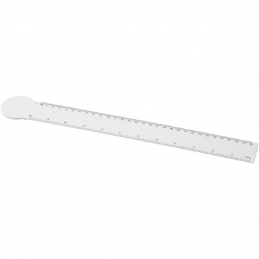 Logotrade promotional gift image of: Tait 30cm circle-shaped recycled plastic ruler