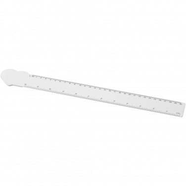 Logotrade promotional giveaways photo of: Tait 30cm heart-shaped recycled plastic ruler