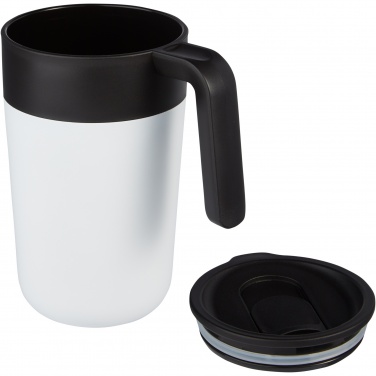 Logo trade promotional items picture of: Nordia 400 ml double-wall recycled mug