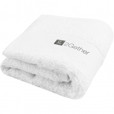 Logo trade corporate gift photo of: Sophia 450 g/m² cotton towel 30x50 cm