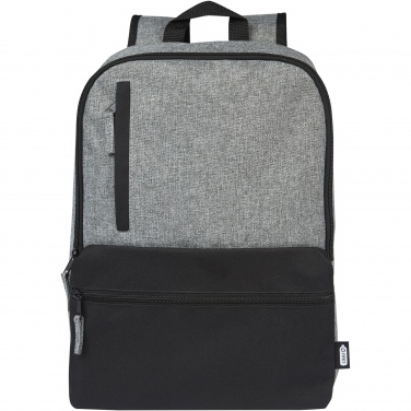 Logotrade promotional item picture of: Reclaim 15" GRS recycled two-tone laptop backpack 14L