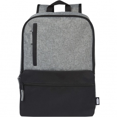 Logotrade corporate gift picture of: Reclaim 15" GRS recycled two-tone laptop backpack 14L