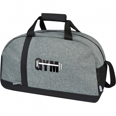 Logo trade promotional items image of: Reclaim GRS recycled two-tone sport duffel bag 21L