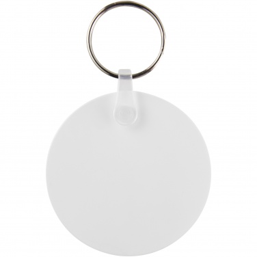 Logo trade promotional gifts picture of: Tait circle-shaped recycled keychain