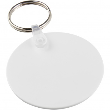 Logo trade advertising products image of: Tait circle-shaped recycled keychain