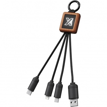 Logotrade business gift image of: SCX.design C19 wooden easy to use cable
