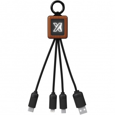 Logotrade promotional merchandise picture of: SCX.design C19 wooden easy to use cable