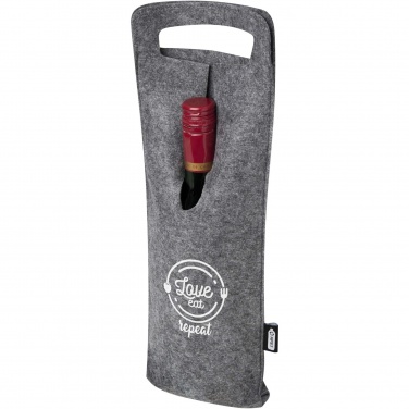 Logotrade promotional gifts photo of: Felta 75 cl GRS recycled felt wine bag