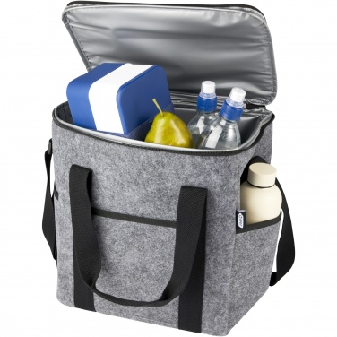 Logotrade promotional product picture of: Felta GRS recycled felt bottle cooler bag 21L