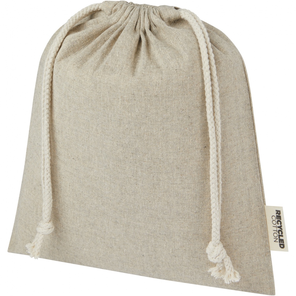 Logo trade promotional items image of: Pheebs 150 g/m² GRS recycled cotton gift bag medium 1.5L