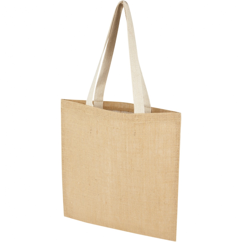 Logo trade promotional items image of: Juta 300 g/m² jute tote bag 7L