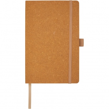 Logotrade advertising products photo of: Kilau recycled leather notebook 