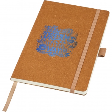 Logo trade corporate gift photo of: Kilau recycled leather notebook 