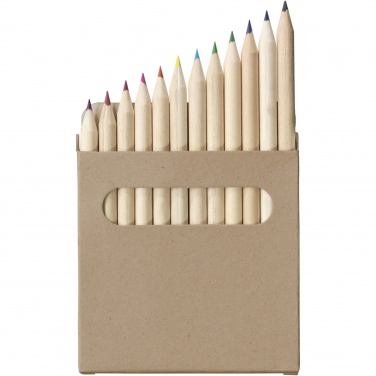 Logo trade promotional products picture of: Artemaa 12-piece pencil colouring set