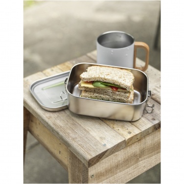 Logotrade promotional merchandise picture of: Titan recycled stainless steel lunch box