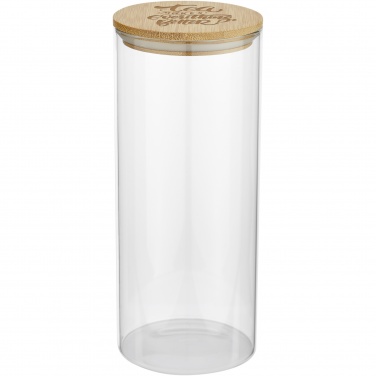 Logo trade promotional giveaway photo of: Boley 940 ml glass food container