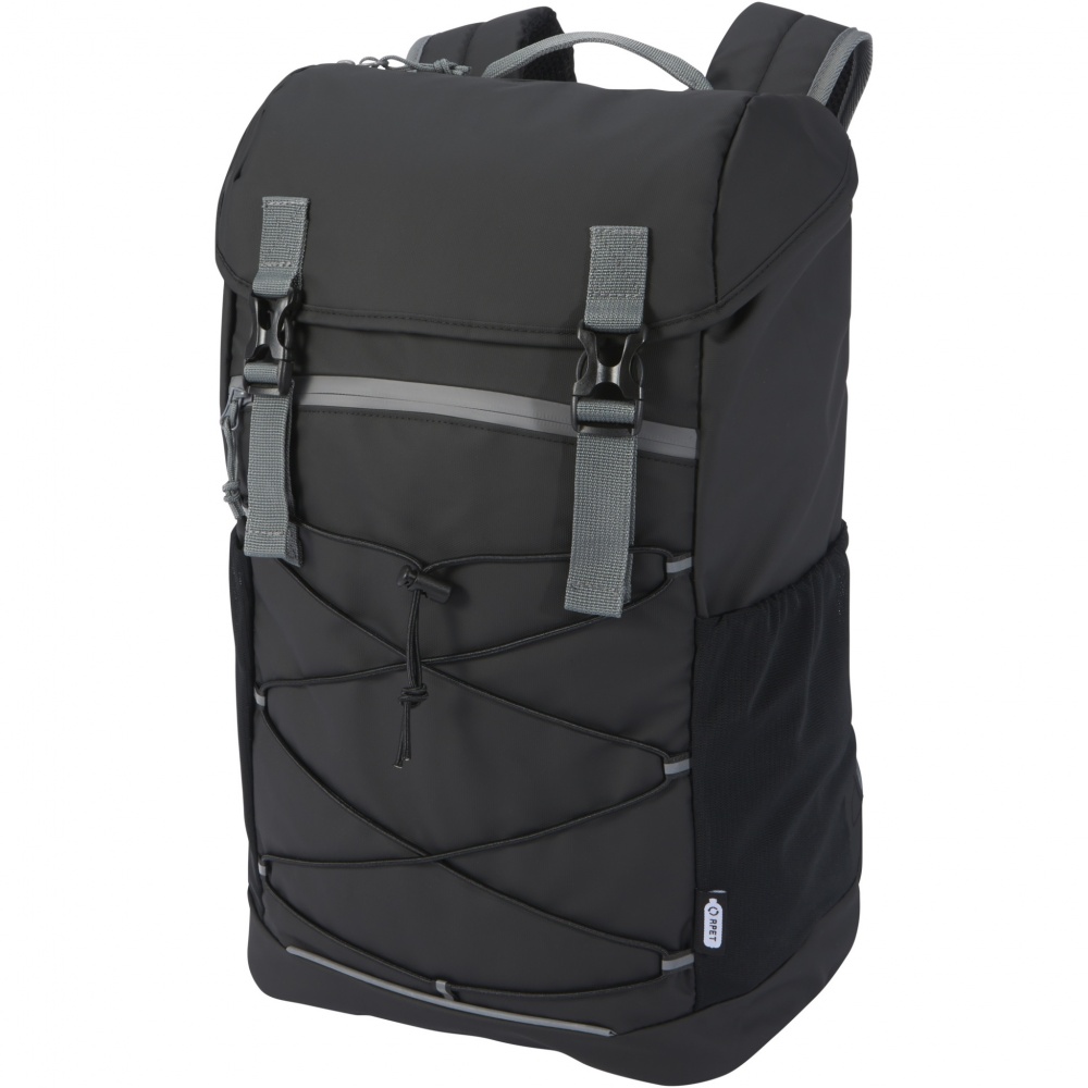 Logotrade corporate gift image of: Aqua 15.6" GRS recycled water resistant laptop backpack 23L